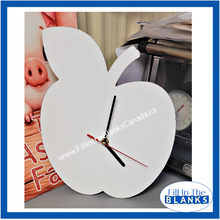 Load image into Gallery viewer, Apple sign/clock for sublimation