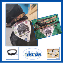 Load image into Gallery viewer, Pet Bandana with collar for Sublimation