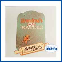 Load image into Gallery viewer, Cookie Sheet and Gingerbread Man Sign