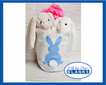 Load image into Gallery viewer, Bunny Tail Tote/Basket (sublimation)