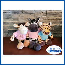 Load image into Gallery viewer, Comfort Critters with sublimation shirts