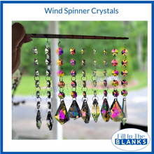Load image into Gallery viewer, Hanging Crystals (for wind spinners)