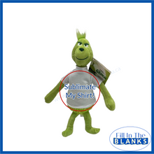 Load image into Gallery viewer, Grinch with sublimation shirt