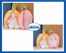 Load image into Gallery viewer, Peek a boo Bunny Carrot/Strawberry