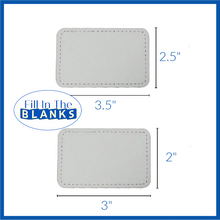 Load image into Gallery viewer, PU Leather Patch for Sublimation - 3 options