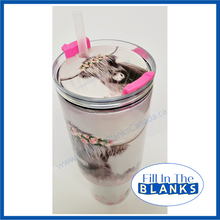 Load image into Gallery viewer, Lid Decorations & Name Tags (to fit 40oz Mega) SALE