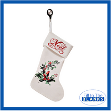 Load image into Gallery viewer, Linen Look Stocking with Cuff