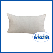 Load image into Gallery viewer, Linen Look Pillow Cover (for Sublimation too) 2 sizes