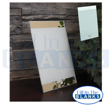 Load image into Gallery viewer, Glass Picture Frame/Stand -2 Styles - for Sublimation
