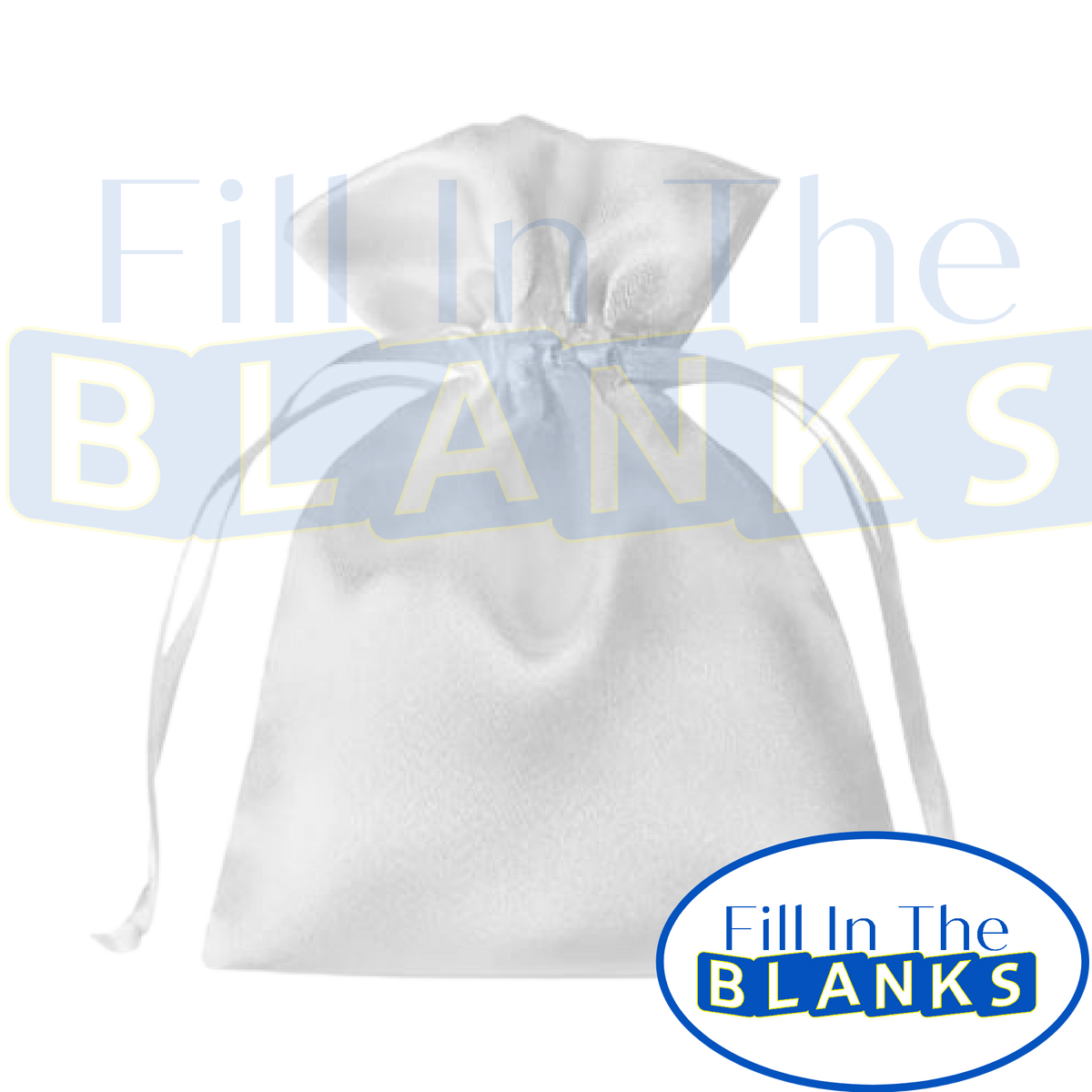 Silky Sachet Bags WHITE (for Sublimation too) Fill In The Blanks Supply Canada