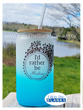 Load image into Gallery viewer, Frosted Glass Tumbler with gradient colour for sublimation