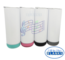 Load image into Gallery viewer, Bluetooth Musical Tumbler for Sublimation