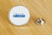 Load image into Gallery viewer, Lapel Pin / Tie Tack (sublimation insert)