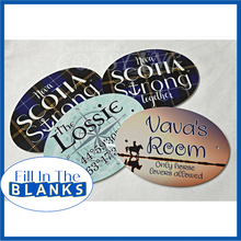 Load image into Gallery viewer, Oval Door Sign - for Sublimation