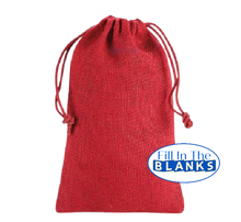 Load image into Gallery viewer, Pouches / Sacks (Red, Beige & Gold)