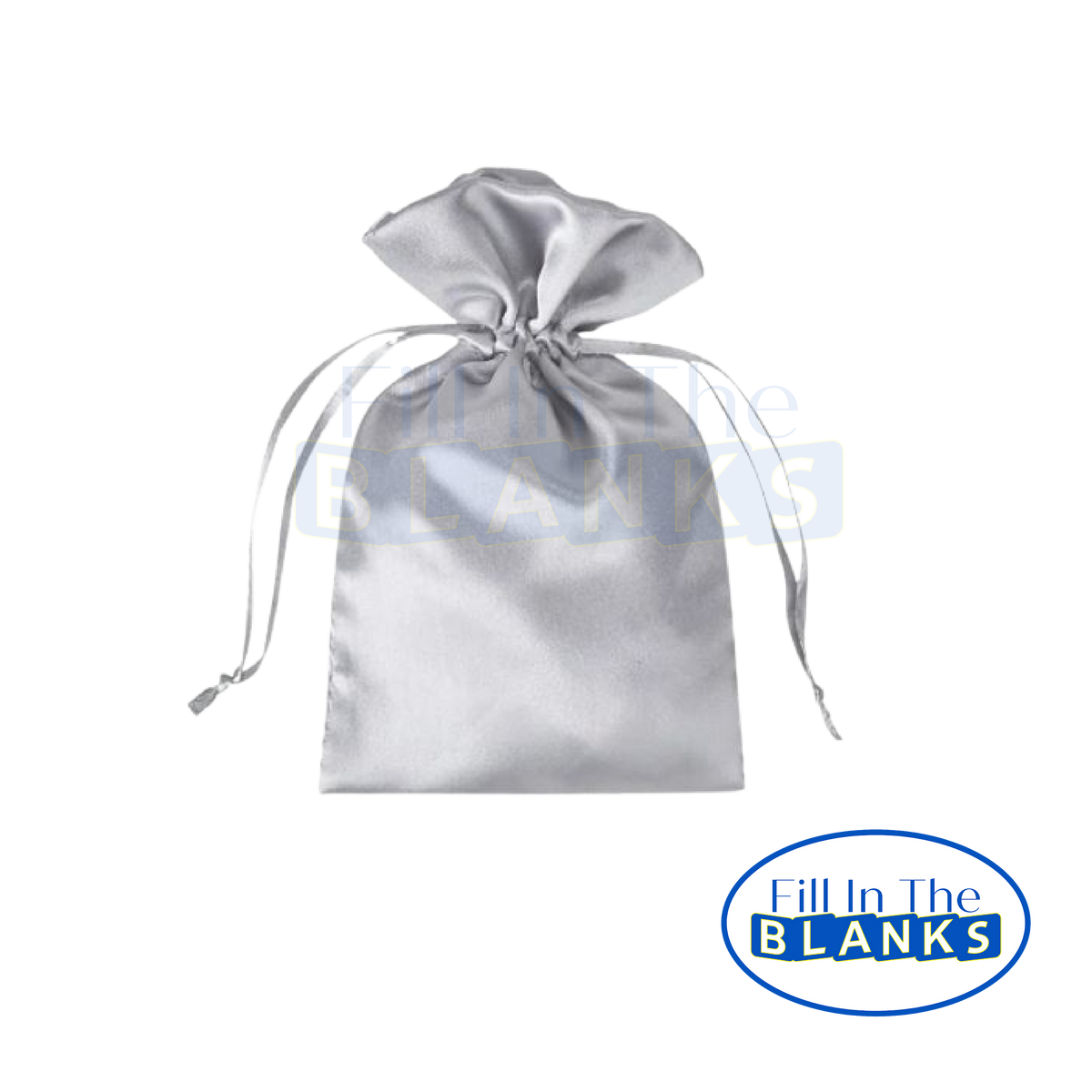 Silky Sachet Bags SILVER(for Sublimation too) Fill In The Blanks