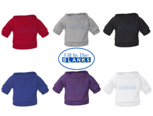 Load image into Gallery viewer, Stuffy / Doll Shirt Solid Coloured (for Sublimation too)