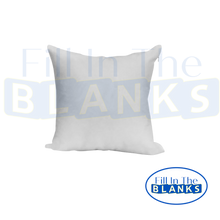 Load image into Gallery viewer, White Pillow Cover 16X16 (for Sublimation too)