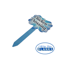 Load image into Gallery viewer, Yard or Garden Sign 2 shapes (for Sublimation too)