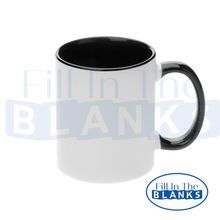 Load image into Gallery viewer, 11oz Mug with Colour - Multiple choices (for Sublimation too)