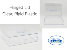 Load image into Gallery viewer, Clear Box with Hinged Lid