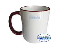 Load image into Gallery viewer, 11oz Mug with Colour - Multiple choices (for Sublimation too)