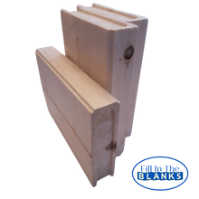 Load image into Gallery viewer, Faux Book Stack Blank - Wood