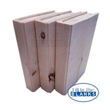 Load image into Gallery viewer, Faux Book Stack Blank - Wood