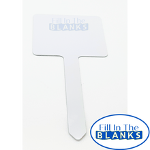 Load image into Gallery viewer, Yard or Garden Sign 2 shapes (for Sublimation too)