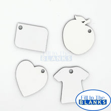 Load image into Gallery viewer, Key Chain MDF 16 Styles - Sublimation