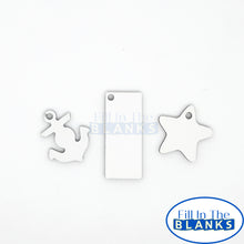 Load image into Gallery viewer, Key Chain MDF 16 Styles - Sublimation