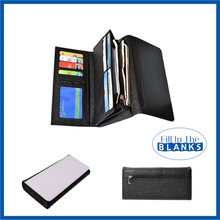 Load image into Gallery viewer, Ladies Wallet Faux Leather (for Sublimation too)