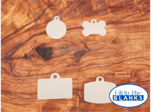 Load image into Gallery viewer, Pet Tags (5 styles) (for Sublimation too)