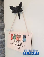 Load image into Gallery viewer, Door Sign - wood (for sublimation)