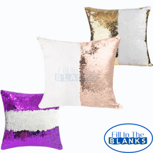 Load image into Gallery viewer, Sequin Flip Pillow Covers (for Sublimation too)