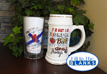 Load image into Gallery viewer, Beer Mug / Stein 4 Styles (for Sublimation too)