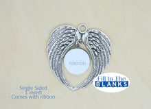 Load image into Gallery viewer, Angel Wing Memorial Ornament