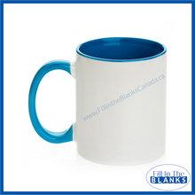 Load image into Gallery viewer, 11oz Mug with Colour - Multiple choices (for Sublimation too)
