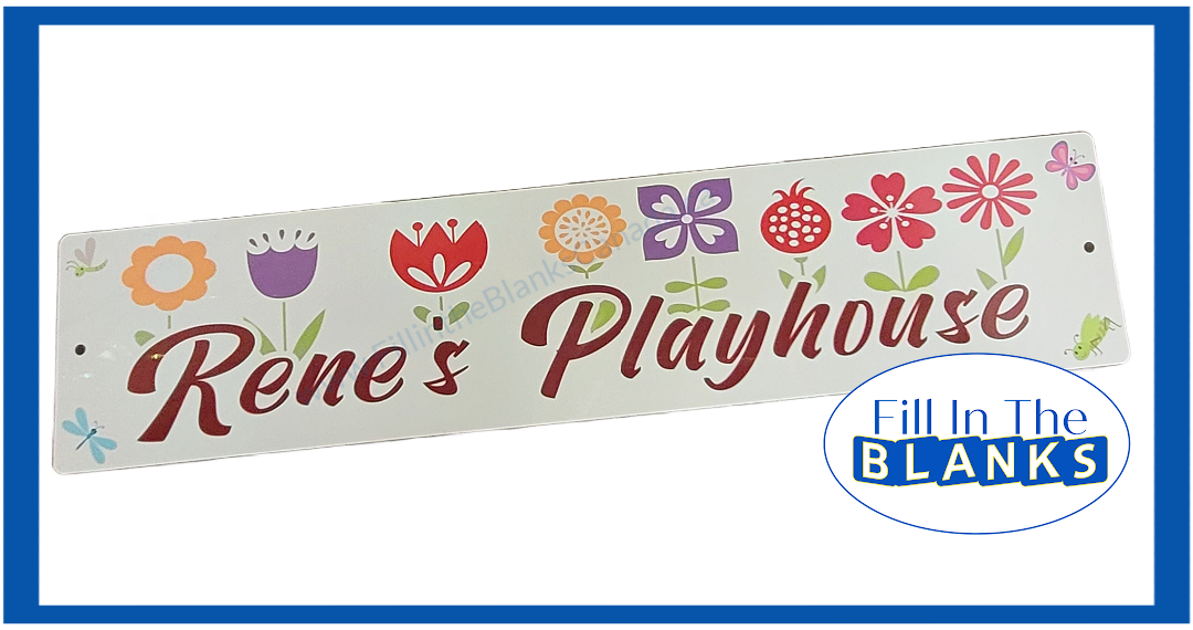 Street Sign Sized Aluminum Sign – Fill In The Blanks Supply Canada