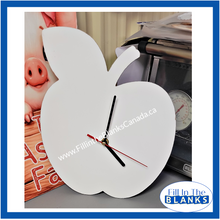 Load image into Gallery viewer, Apple sign/clock for sublimation
