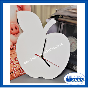 Apple sign/clock for sublimation