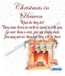 Christmas in Heaven Sign Kit