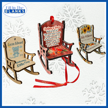 Load image into Gallery viewer, Memorial or Keepsake Rocking Chair Ornament
