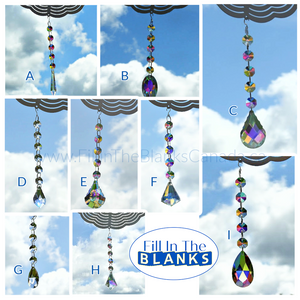 Hanging Crystals (for wind spinners)