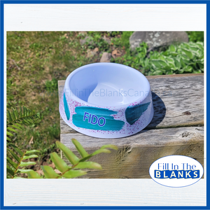 Pet / Dog Bowl for Sublimation