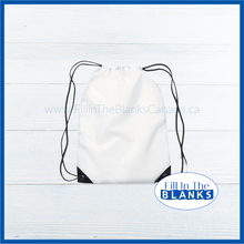 Load image into Gallery viewer, Drawstring Backpack for sublimation
