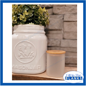 Frosted Candle Jar - for sublimation