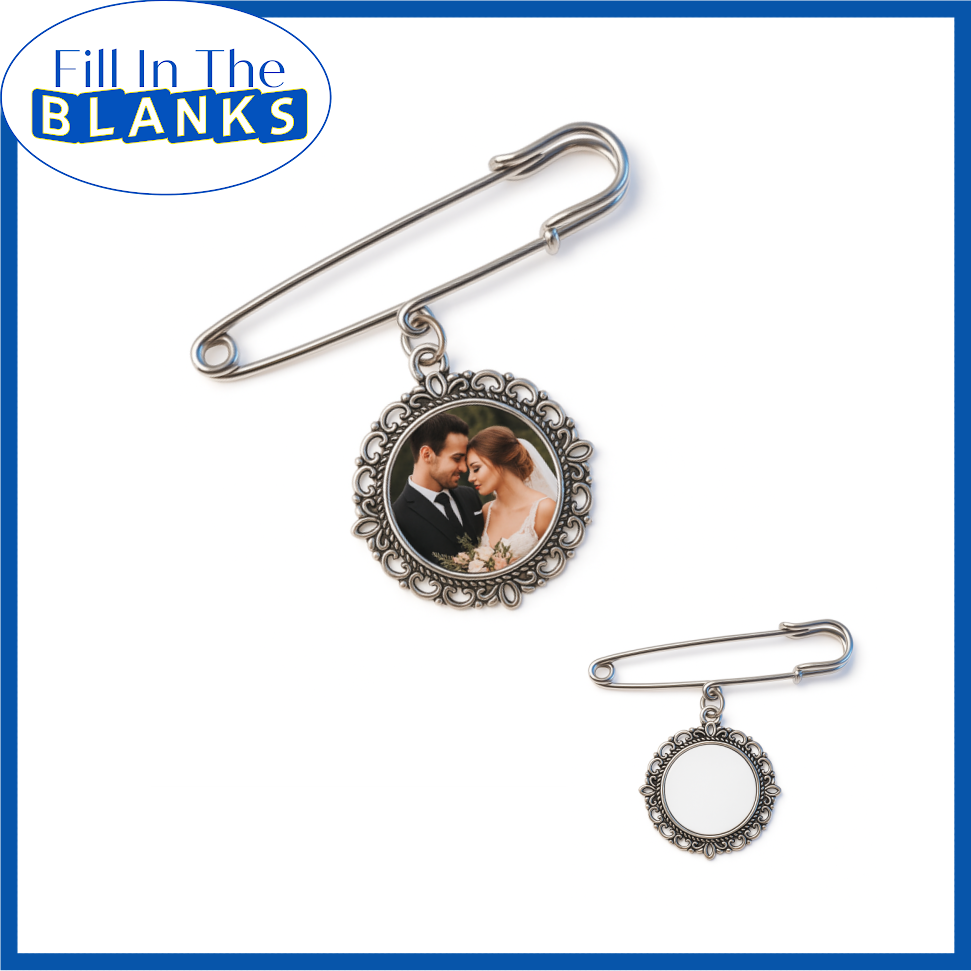 Pin with Photo Charm