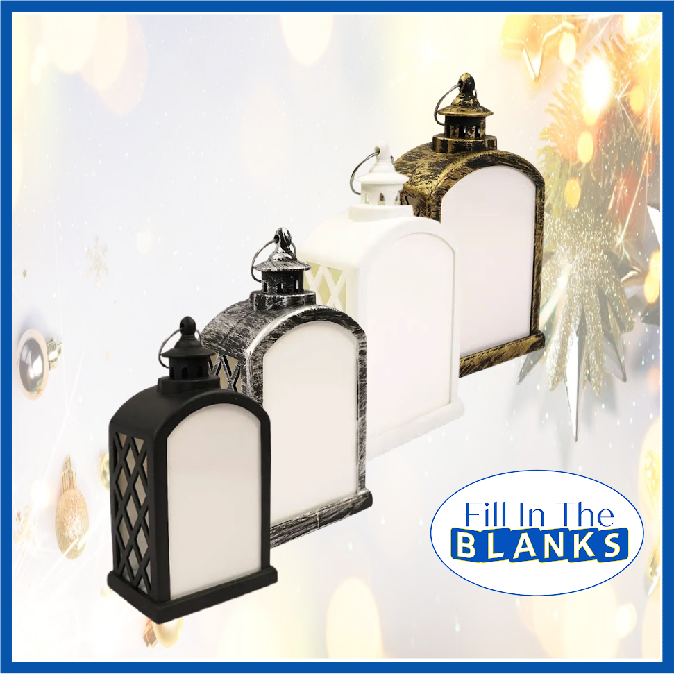 Lantern Decor with sublimation inserts Fill In The Blanks Supply