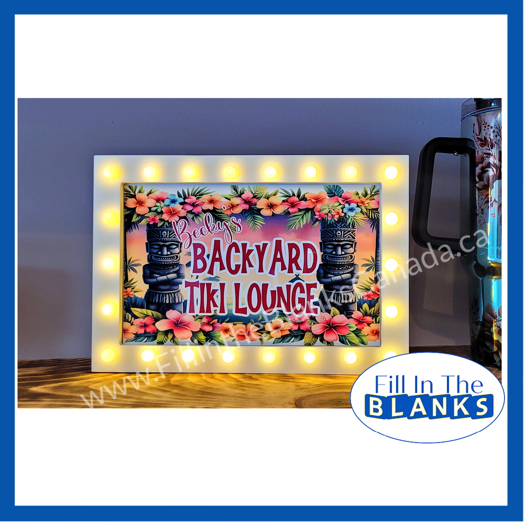 Light Up Photo/Sign Box